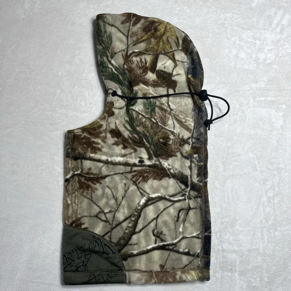 Cabela's Balaclava Mask Full Headcover Camouflage Hunting Mossy Oak Scentlok EUC